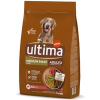 Ultima Medium / Maxi Adult con Manzo Crocchette per cani - 3 kg