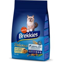 Brekkies Delicious con pescado para gatos - 2 x 3 kg - Pack Ahorro