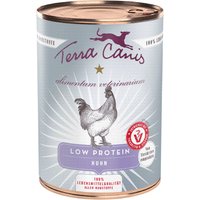 6 x 400 g Terra Canis Alimentum Veterinarium Low Protein au poulet, nourriture humide pour chien