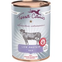 12 x 400 g Terra Canis Alimentum Veterinarium Pauvre en protéines veau nourriture pour chien humide