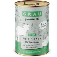 GRAU Gourmet Grain Free 6 x 400 g - Kalkon & lamm