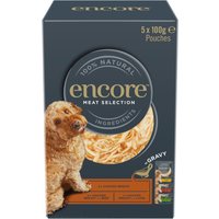 Encore in salsa Pacco misto in buste 20 x 100 g Umido cane - Meat Selection (3 varianti)