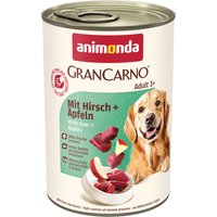 6x400g animonda GranCarno Original Adult cerf, pommes Pâtée pour chien