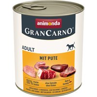 animonda GranCarno Original Adult 6 x 800 g pour chien - dinde