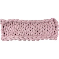 Tapis de fenêtre en tricot épais Aumüller pour chat - rose