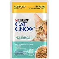 PURINA Cat Chow 26 x 85 g pour chat - Hairball poulet, haricots verts