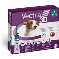 Vectra 3D Solution spot-on pour les chiens de 4 à 10 kg - 3 pipettes de 1,6 ml