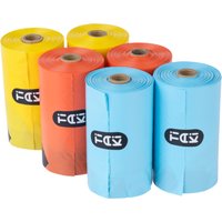 TIAKI färgglada bajspåsar - 6 rullar à 20 påsar