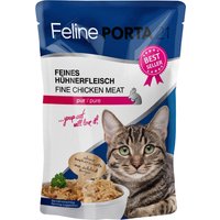 24x100g Feline Porta 21, pur poulet - Pâtée pour chat