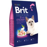 Lot économique- 2 x 8 kg Brit Premium by Nature Cat Adult au poulet 8kg, croquettes pour chats