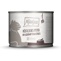 MjAMjAM 6 x 200 g - Smakrik häst på ångad pumpa