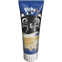 Lucky Lou Crème au saumon en tube pour chat - 4 x 75 g