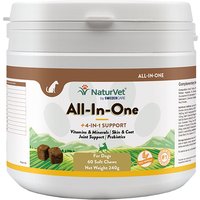 NaturVet All-In-One pour chien – 60 bouchées à mâcher