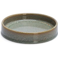 Designed by Lotte Jace kattskål i keramik, grön - 350 ml, Ø 15 cm