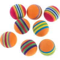 zooplus Basics Lot de balles de jeu pour chats 8 balles