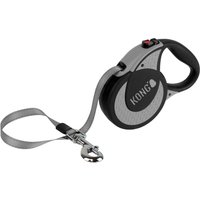 KONG Laisse rétractable Ultimate grise XL, jusqu’à 70 kg chien