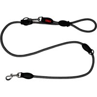 KONG Laisse réglable en corde noir chien