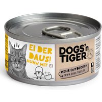 Ekonomipack: Dogs'n Tiger Cat Filet 24 x 70 g - Kycklingfilé & ägg