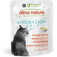 Almo Nature HFC Hydration Help 6 x 50 g - Kycklingbuljong med kycklingfilé