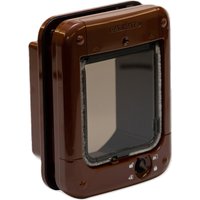 Chatière Cat Mate à micropuce 360W pour chat - chatière brune