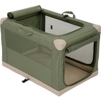 zooplus Basics hopfällbar hundbur - L 91 x B 61 x H 58 cm