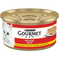 24x195g Gourmet canard, poulet nourriture humide pour chat
