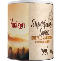 3x100g Purizon Superfood buffel met kip, pompoen & Rozenbottel kattensnack