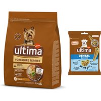 Ultima Mini 1,35–7 kg + Dental Sticks Mini 90 g på köpet! - Yorkshire Terrier kyckling (2,5 kg)