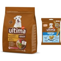 Ultima Mini 1,35–7 kg + Dental Sticks Mini 90 g på köpet! - Mini Adult nötkött (2,5 kg)
