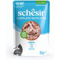 Schesir Complete Nutrition Filete en gelatina 24 x 85 g - Pack ahorro - Atún