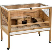 Kerbl Pet smådjursbur Indoor Deluxe - L 115 x B 60 x H 92,5 cm