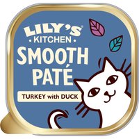 19x 85g Lily's Kitchen Smooth Paté Selection Kalkoen & eend natvoer voor katten
