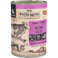 Ekonomipack: Wiejska Zagroda Dog 12 x 400 g - Puppy köttfest