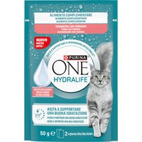 12x50g PURINA ONE Hydralife liquide pour chats au goût de saumon Nourriture humide pour chat