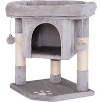 Lionto klösträd, 60 cm - ljusgrå