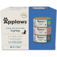 Ekonomipack: Applaws Cat i sås 24 x 70 g - Mixpack (3 sorter)