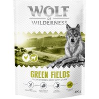 Wolf of Wilderness Senior "Green Fields" lamm - spannmålsfritt - NYTT 400 g