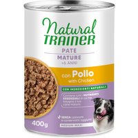 Natural Trainer Paté Medium & Maxi Mature - Voordeelpakket: 12 x 400 g Kip