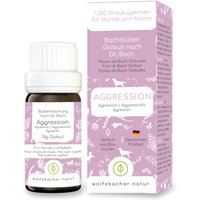 10g Wolfsbacher Nature Fleurs de Bach Agression Complément alimentaire pour chien et chat