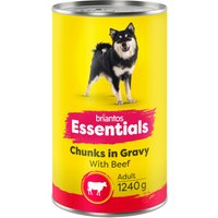 Briantos Essentials Bitar i sås 6 x 1 240 kg - Nötkött