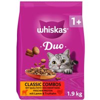 Whiskas 1+ Duo Classic Combos med lamm & kalkon - 1,9 kg