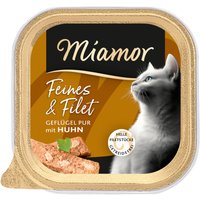 Miamor Feines & Filet 16 x 100 g Fjäderfä & kyckling