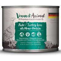 6x200g Venandi Animal monoprotéine dinde nourriture pour chat humide