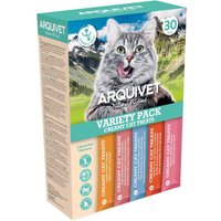 30x14g Arquivet friandises crémeuses pour chat mix (5 variétés) snack pour chat