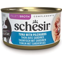 Schesir Complements i buljong 12 x 70 g - Tonfisk med sardiner