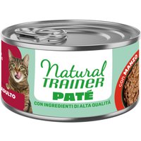 18x 85 g Natural Trainer bœuf nourriture humide pour chat