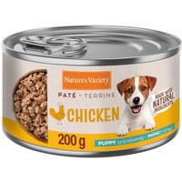 6 x 200 g Nature's Variety Pâté Mini Puppy Poulet Nourriture humide pour chiot