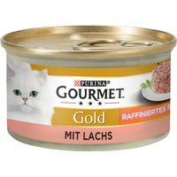 Ekonomipack: Gourmet Gold Ragout 48 x 85 g - Blandpack: Kyckling, Nötkött, Lax, Tonfisk