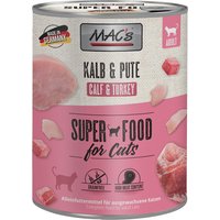 Lot MAC's 24 x 800 g pour chat - veau, dinde