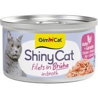 GimCat ShinyCat Kattenvoer 6 x 70 g - Kip & Garnalen